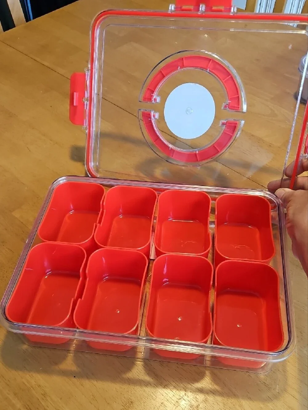 Snack & Meal Organizer Box by - Red